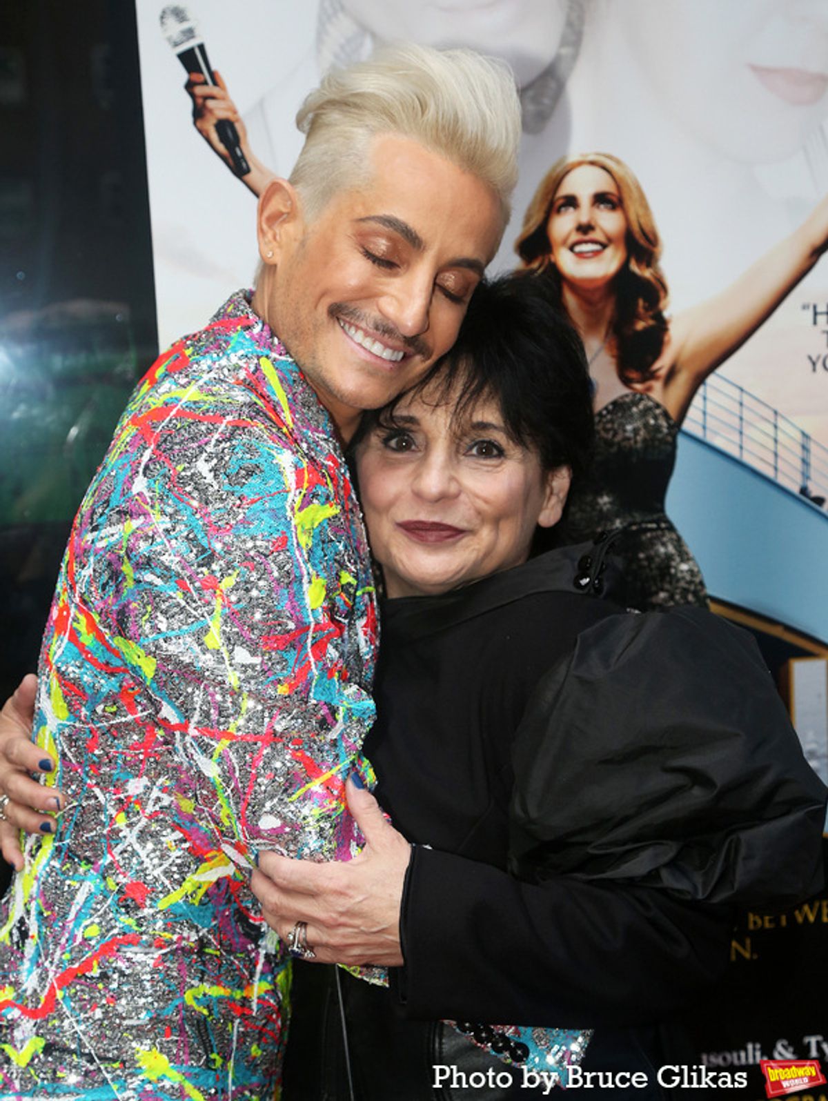 Frankie Grande and Joan Grande at 