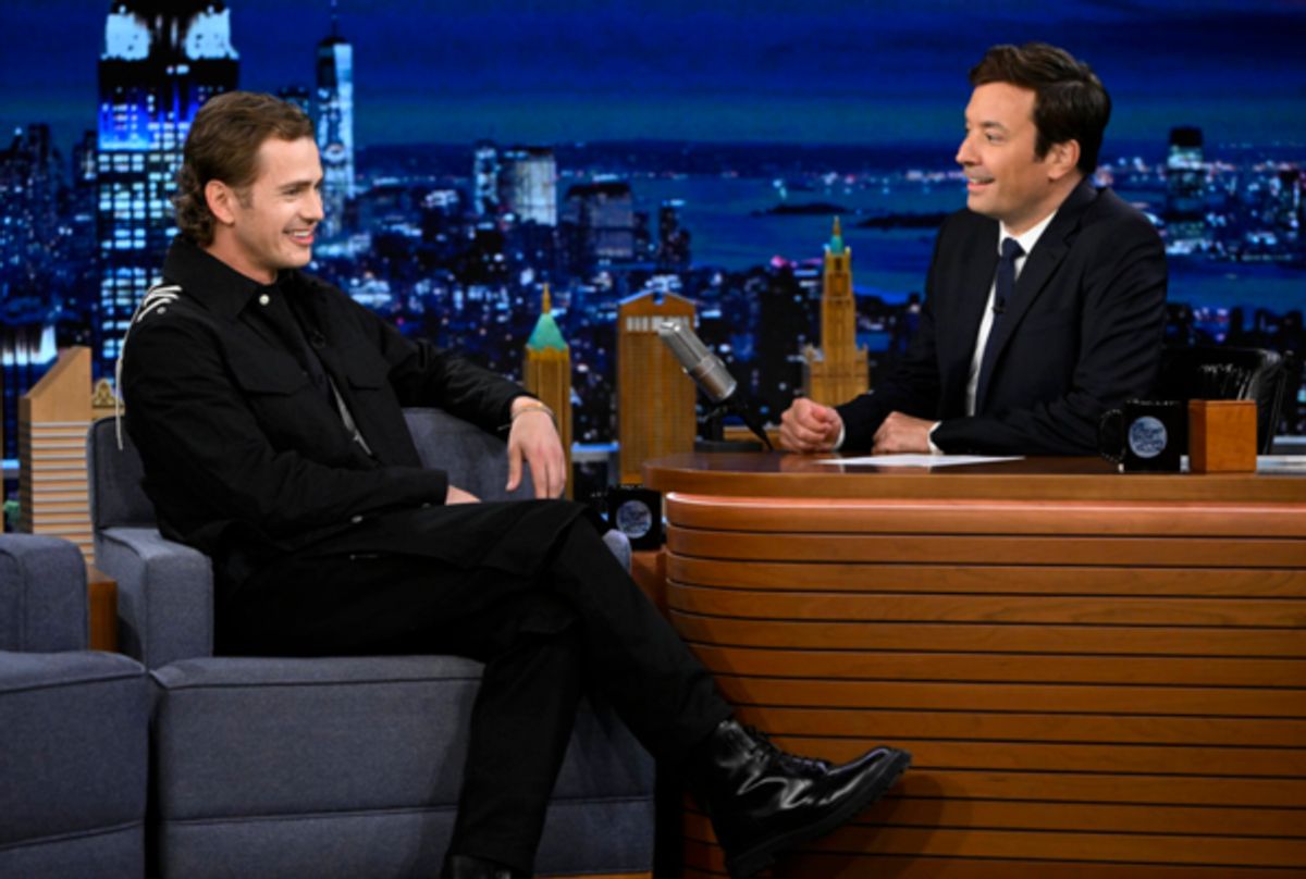 Hayden Christensen and Jimmy Fallon at 
