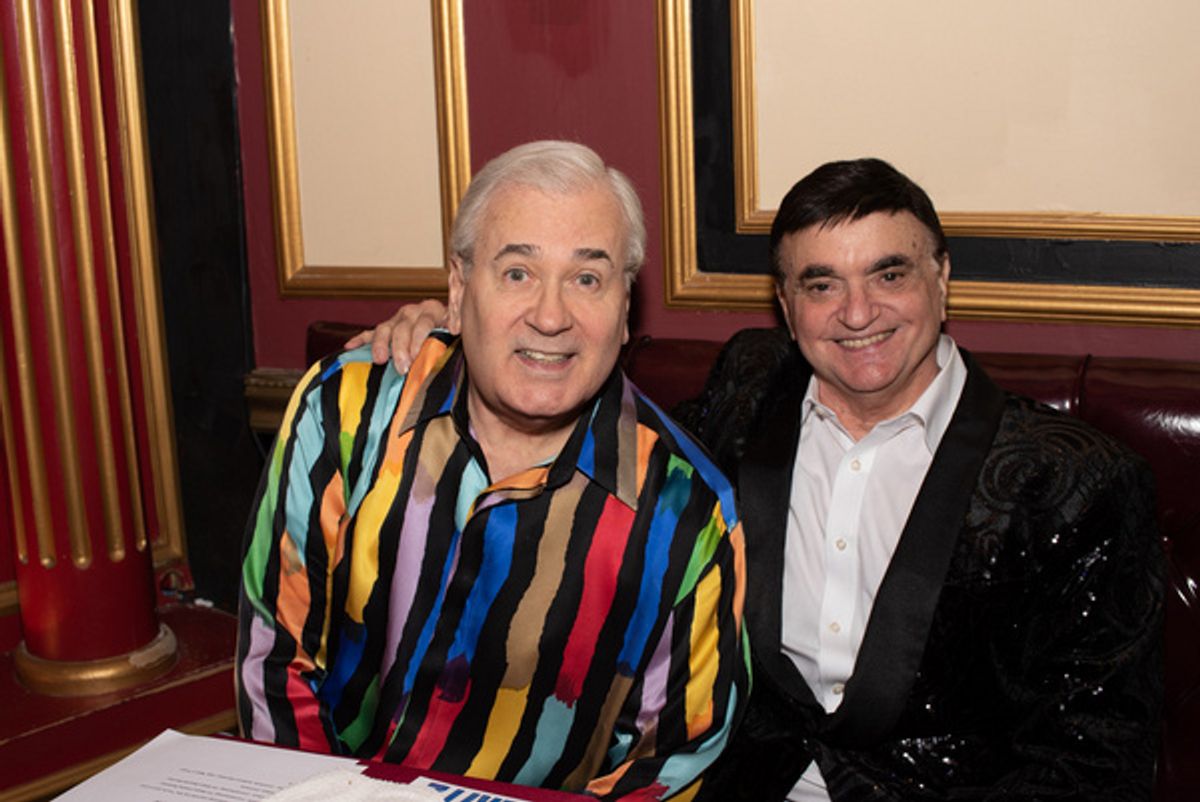 Host Lee Roy Reams with director Lawrence Leritz at 