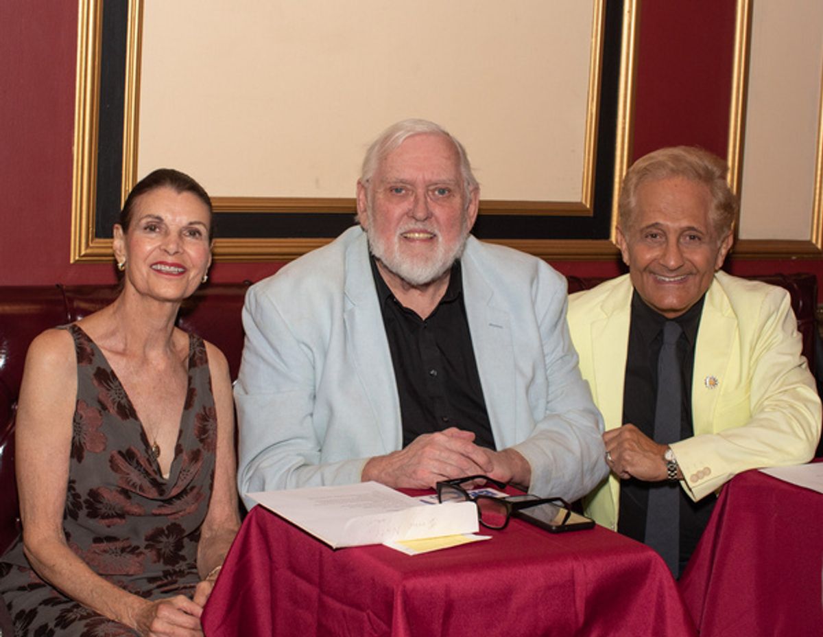 Penny Worth, Jim Brochu, John Sefakis at 