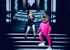 Madonna and Saucy Santana Photo