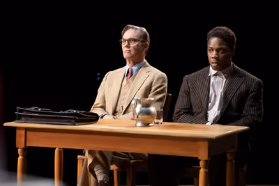 Richard Thomas (“Atticus Finch”) and Yaegel T. Welch (“Tom Robinson”) Photo