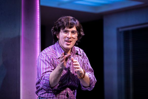 Jarrod Spector in Bruce at Seattle Rep. Photo