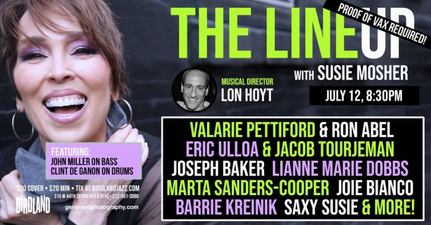 Photos: July 5th THE LINEUP WITH SUSIE MOSHER at Birdland Theater by Photographer Chris Ruetten Photos: July 5th THE LINEUP WITH SUSIE MOSHER at Birdland Theater by Photographer Chris Ruetten Image