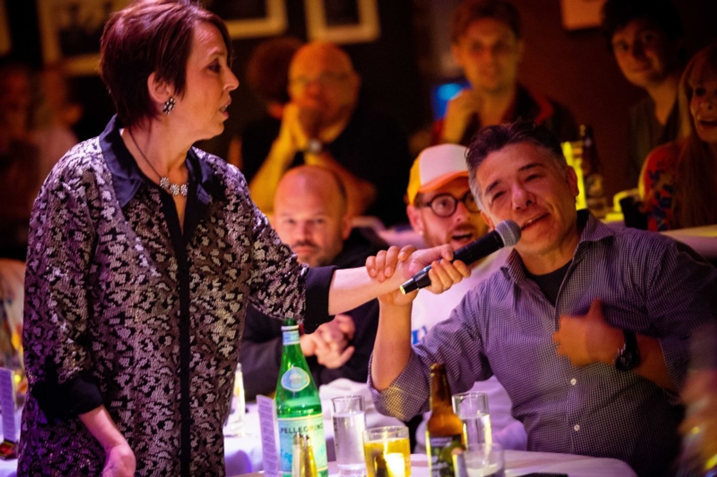 Photos:  Matt Baker Lenses THE LINEUP WITH SUSIE MOSHER at Birdland  On June 21st  Image