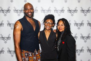 Carl Clemons-Hopkins, Tyler Thomas, Crystal Dickinson Photo