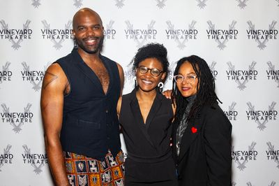 Carl Clemons-Hopkins, Tyler Thomas, Crystal Dickinson Photo