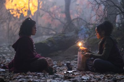 Belissa Escobedo as Izzy and Whitney Peak as Becca  Photo