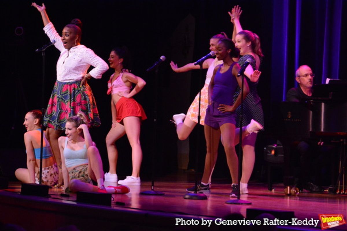 Crystal Joy and The Broadway By The Year Dancers that includes-Emily Applebaum, Anna Backer, Ashley Bice, Mary Donnelly, Erin Joy Grgas and LaTarika Pierce at 