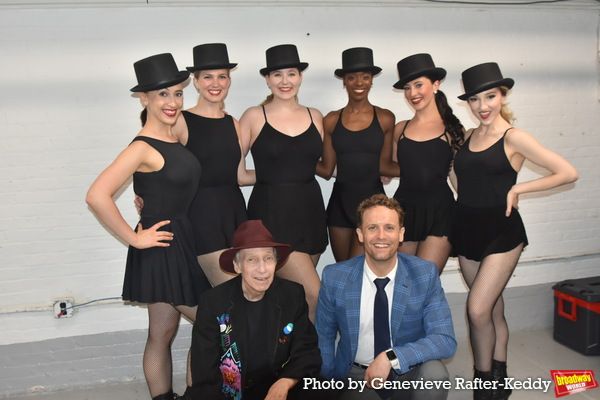 Scott Siegel and Danny Gardner with  The Broadway By The Year Dancers- Emily Applebau Photo