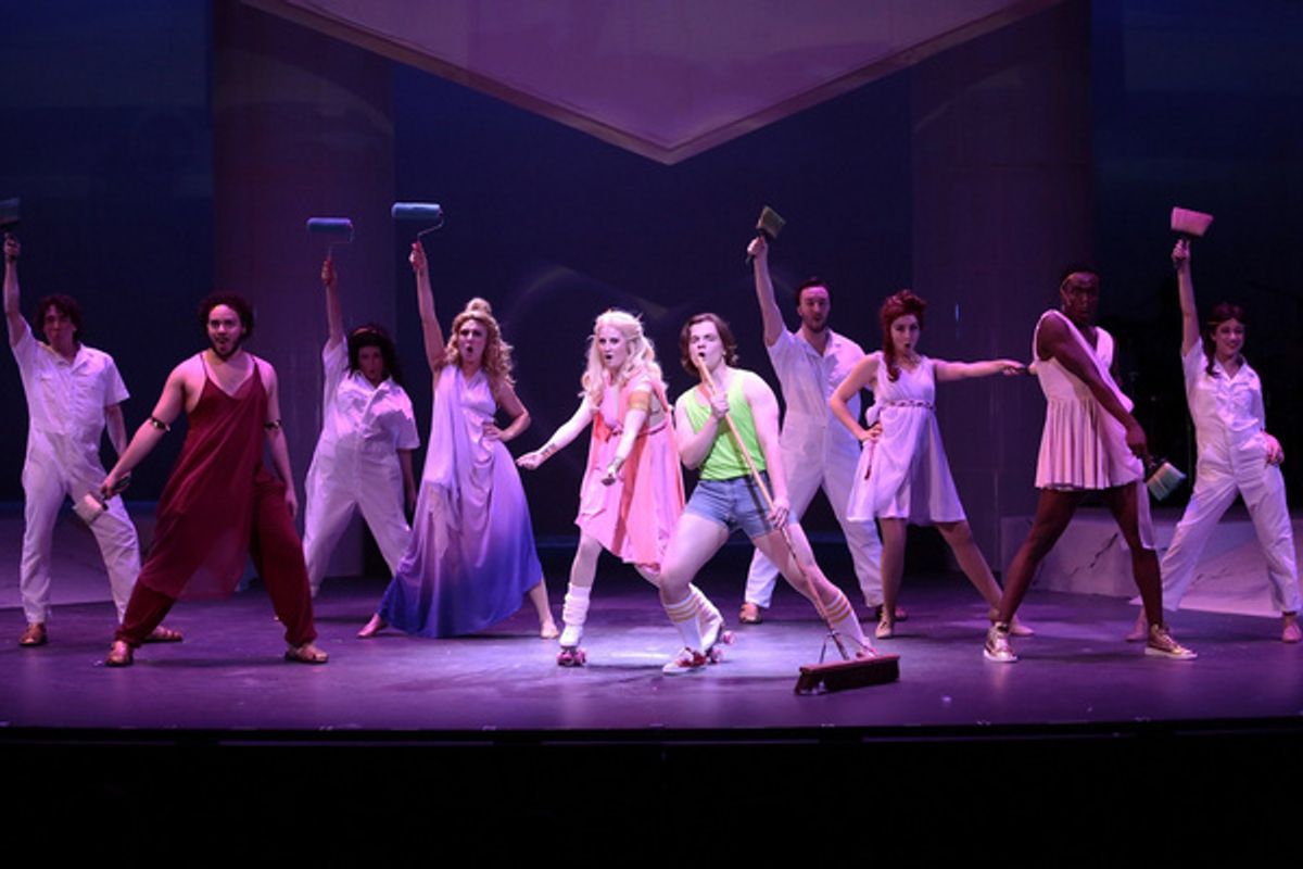 Olivia Bodner, Ray Robinson, and Company at Photos: First Look at XANADU Starring Olivia Bodner & Ray Robinson At Madison Theatre