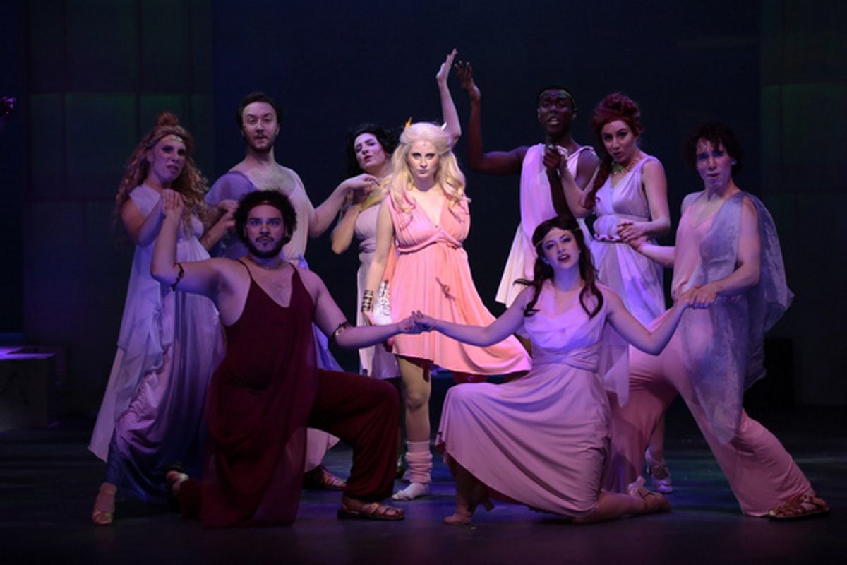Olivia Bodner and Company at Photos: First Look at XANADU Starring Olivia Bodner & Ray Robinson At Madison Theatre