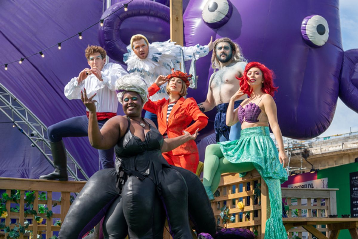 The Cast of UNFORTUNATE: THE UNTOLD STORY OF URSULA THE SEA WITCH at Photos: UNFORTUNATE THE UNTOLD STORY OF URSULA THE SEA WITCH Invades London South Bank