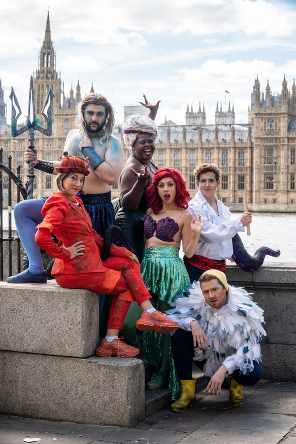 The Cast of UNFORTUNATE: THE UNTOLD STORY OF URSULA THE SEA WITCH at Photos: UNFORTUNATE THE UNTOLD STORY OF URSULA THE SEA WITCH Invades London South Bank
