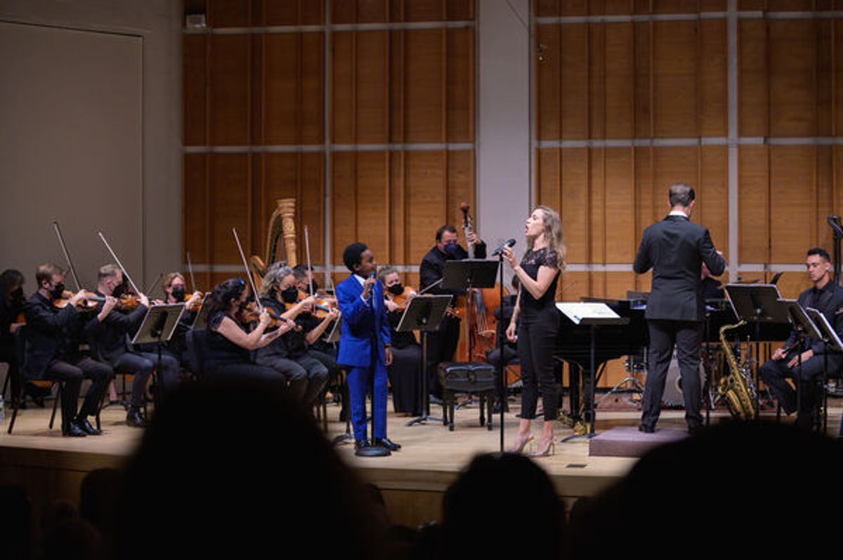 Jayden Theophile, Betsy Morgan at 