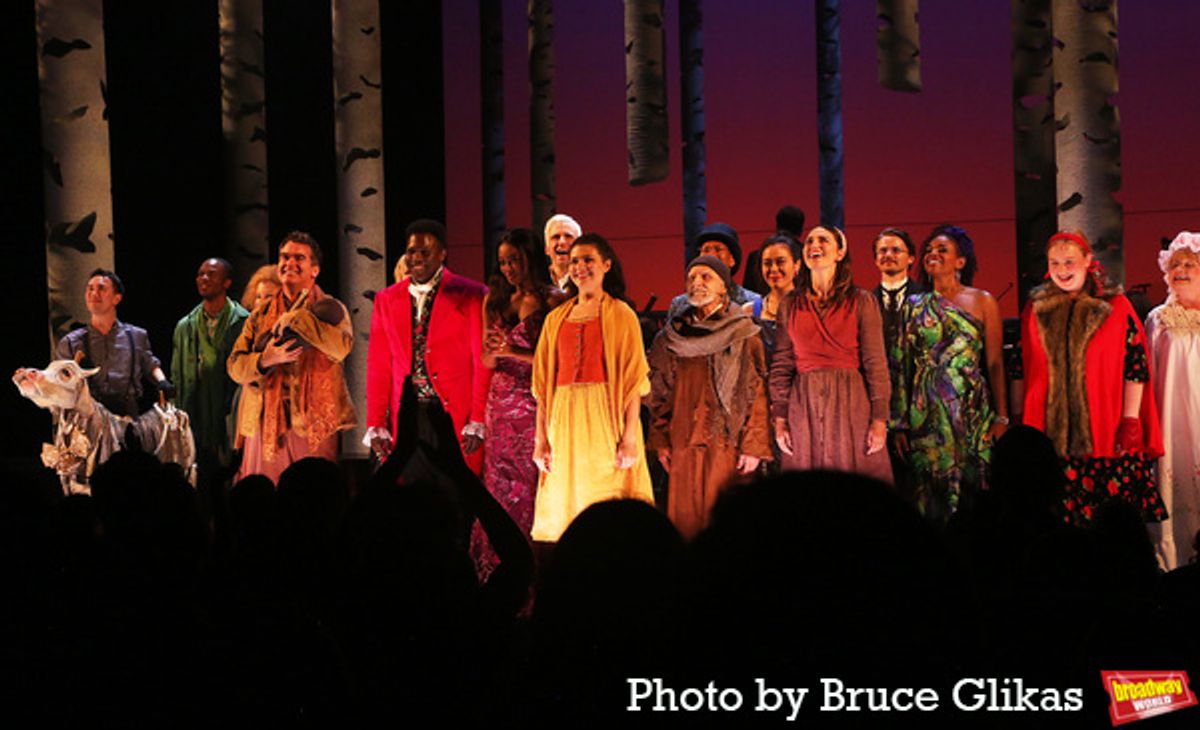 Kennedy Kanagawa, Cole Thompson, Alysia Velez, Brian d’Arcy James, Joshua Henry, Patina Miller, Gavin Creel, Phillipa Soo, David Patrick Kelly, Albert Guerzon, Brooke Ishibashi, Sara Bareilles, Cameron Johnson, Ta’Nika Gibson, Julia Lester and Annie Golden at 