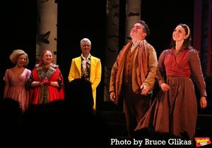 Alysia Velez as "Rapunzel", Julia Lester as "Little Red Riding Hood", Gavin Creel as  Photo