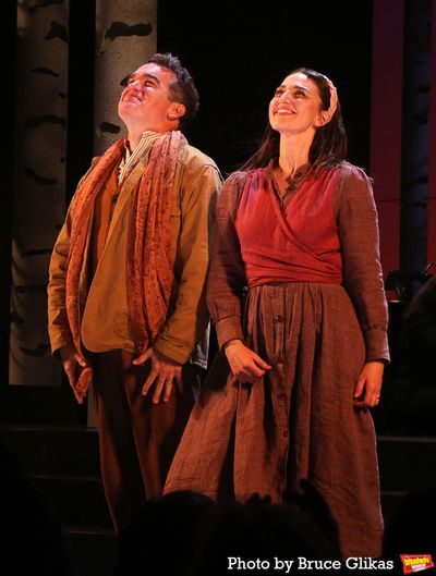 Brian d’Arcy James as "The Baker" and Sara Bareilles as "The Baker’s Wife"  Photo
