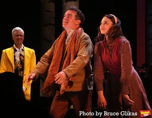 Gavin Creel as "The Wolf/Cinderella’s Prince", Brian d’Arcy James as "The Baker"  Photo