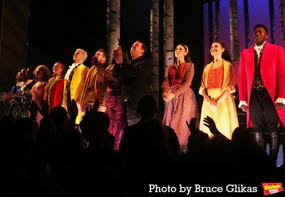 Julia Lester as "Little Red Riding Hood", Gavin Creel as "The Wolf/Cinderella’s Pri Photo