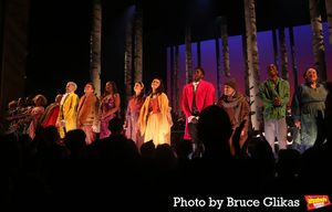 Julia Lester as "Little Red Riding Hood", Gavin Creel as "The Wolf/Cinderella’s Pri Photo