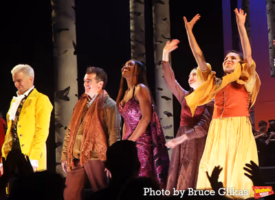 Gavin Creel as "The Wolf/Cinderella’s Prince", Brian d'Arcy James as "The Baker", P Photo