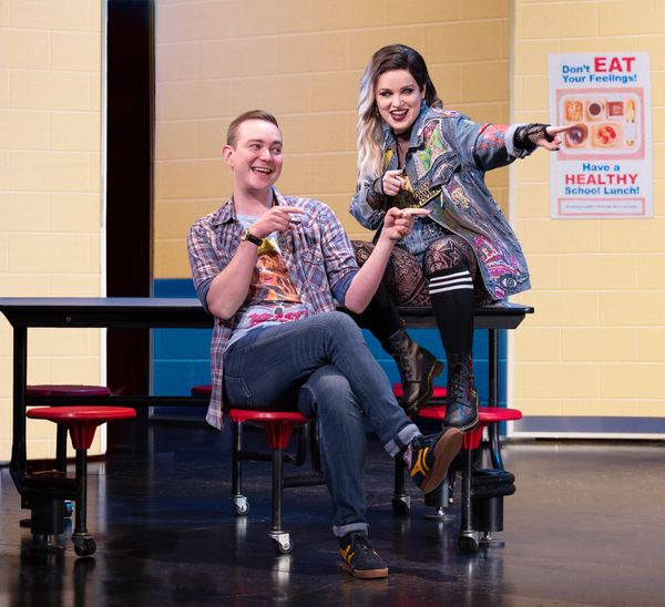Eric Huffman (Damian Hubbard) and Lindsay Heather Pearce (Janis Sarkisian)
 Photo