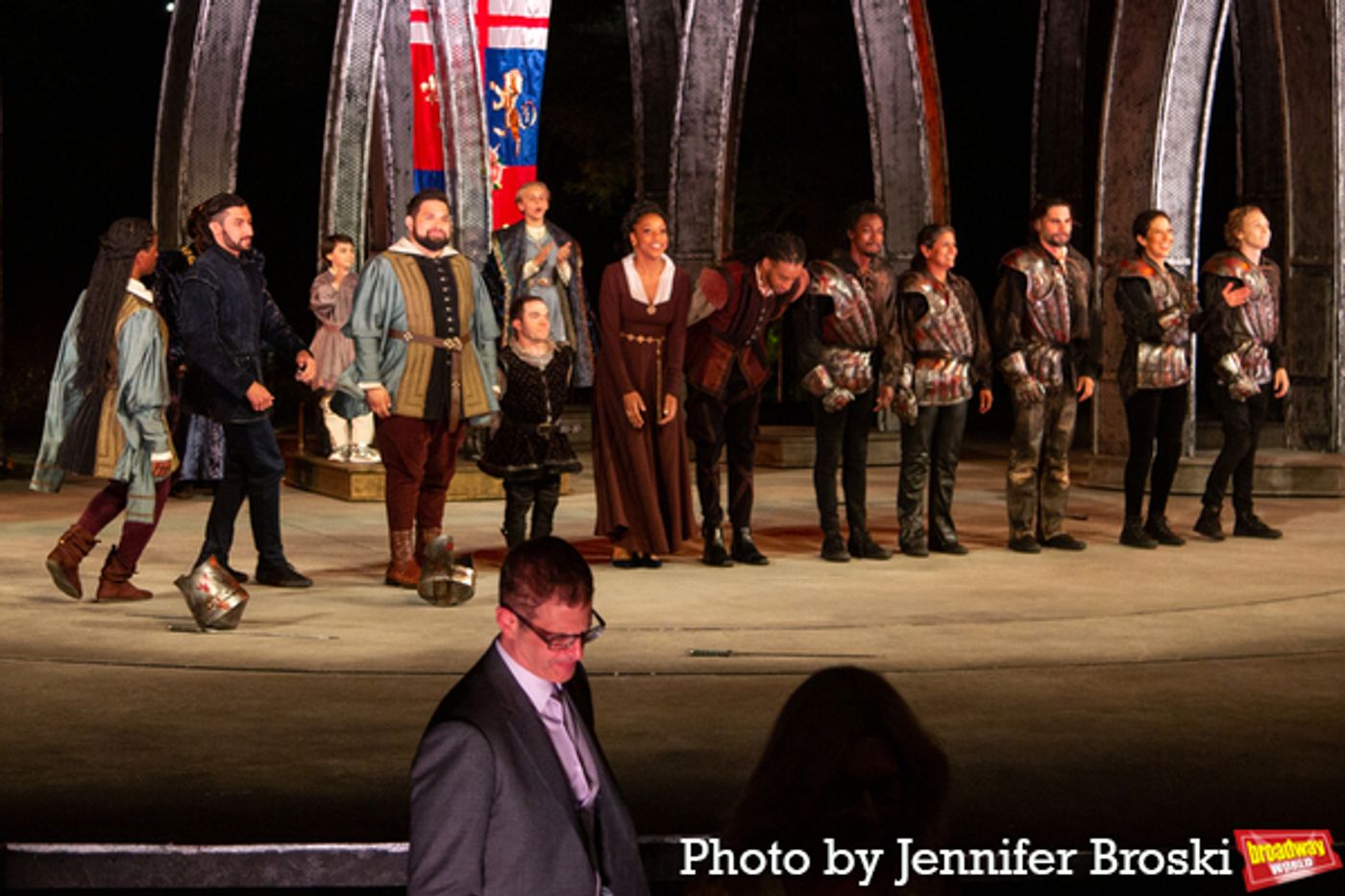 Photos: The Cast of RICHARD III Takes Their Opening Night Bows at the Delacorte Theater! Photos: The Cast of RICHARD III Takes Their Opening Night Bows at the Delacorte Theater! Image
