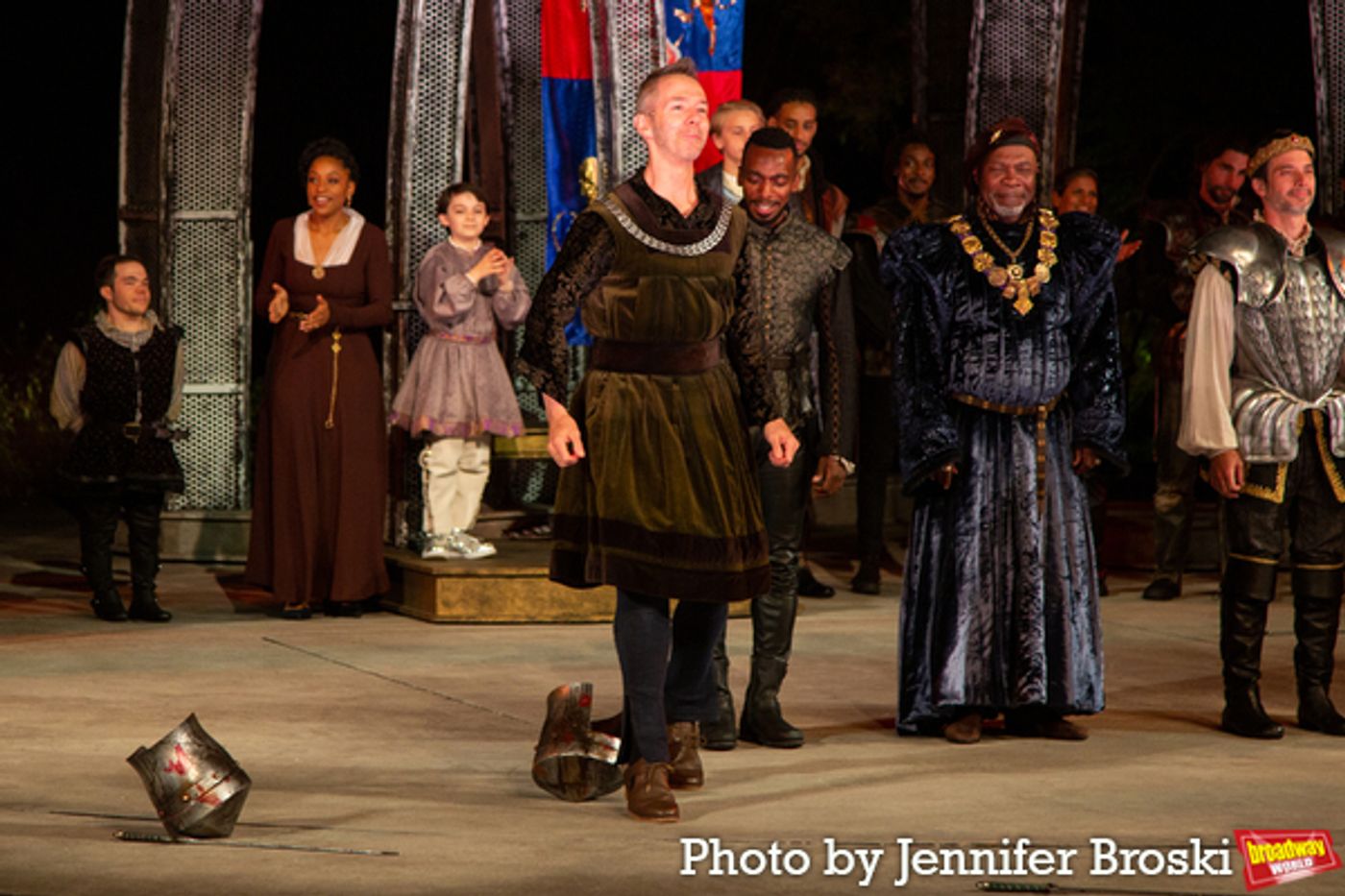 Photos: The Cast of RICHARD III Takes Their Opening Night  Bows at the Delacorte Theater!  Image