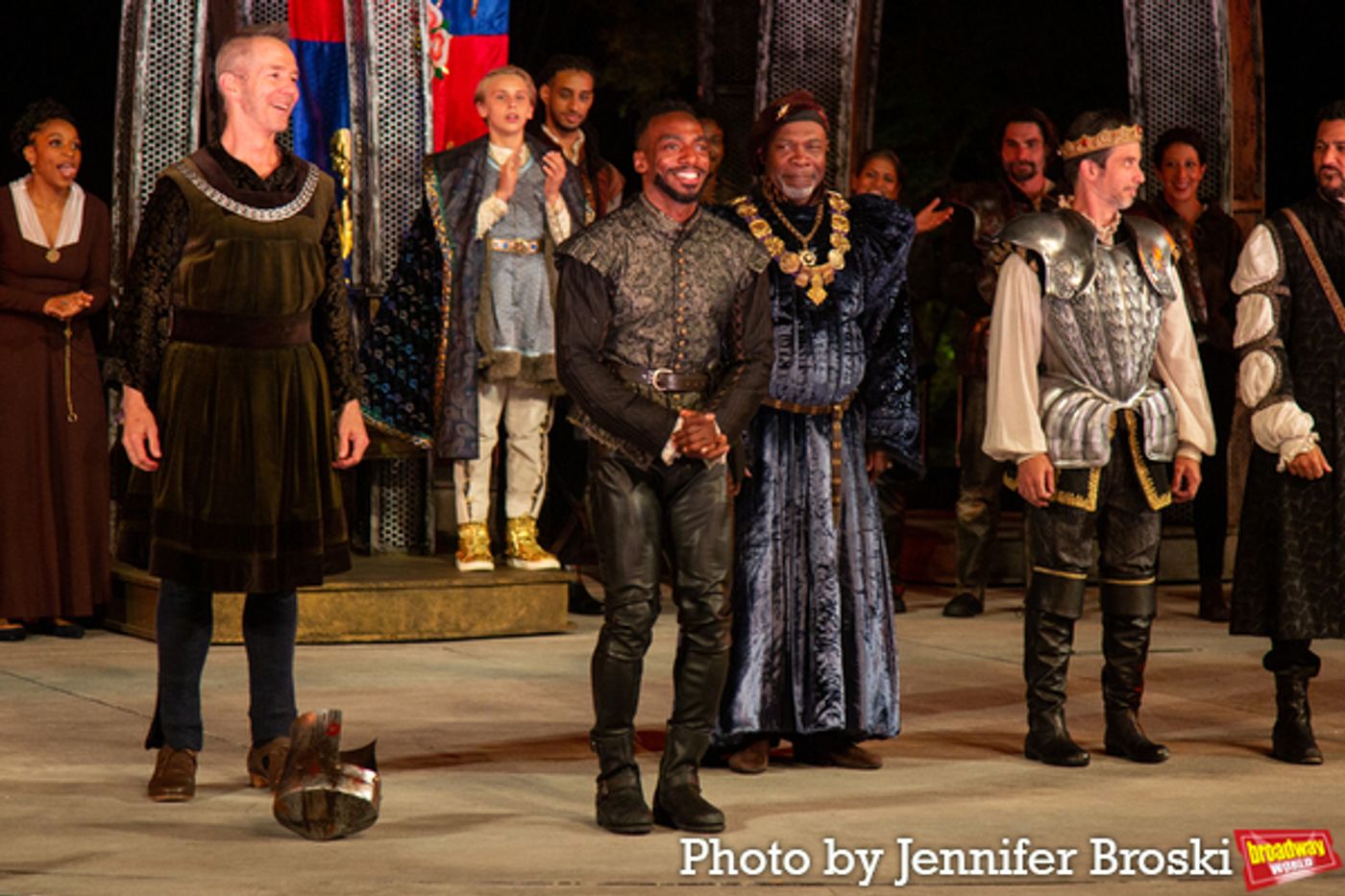 Photos: The Cast of RICHARD III Takes Their Opening Night Bows at the Delacorte Theater! Photos: The Cast of RICHARD III Takes Their Opening Night Bows at the Delacorte Theater! Image