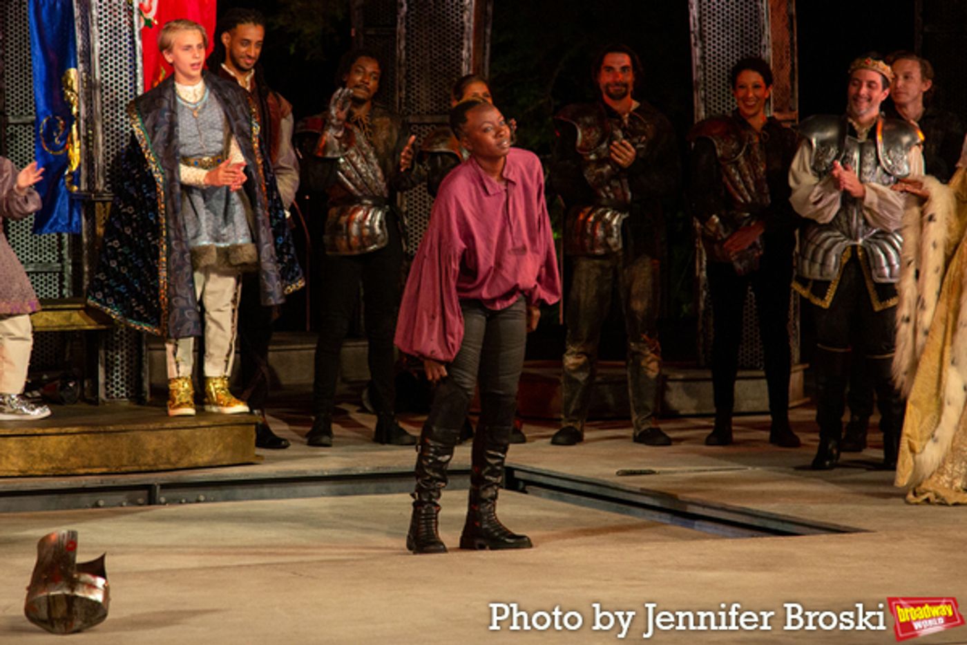 Photos: The Cast of RICHARD III Takes Their Opening Night  Bows at the Delacorte Theater!  Image