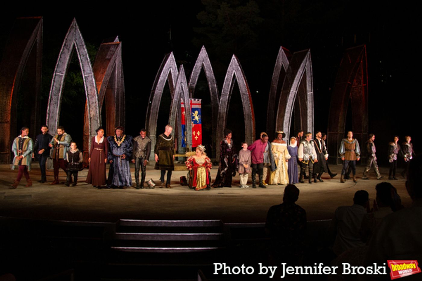 Photos: The Cast of RICHARD III Takes Their Opening Night Bows at the Delacorte Theater! Photos: The Cast of RICHARD III Takes Their Opening Night Bows at the Delacorte Theater! Image