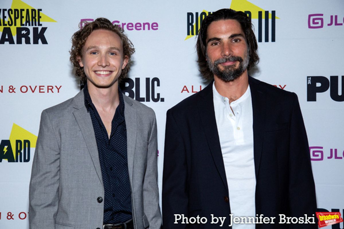Skyler Gallun, Matt Monaco at Photos: The Cast of RICHARD III Takes Their Opening Night  Bows at the Delacorte Theater!