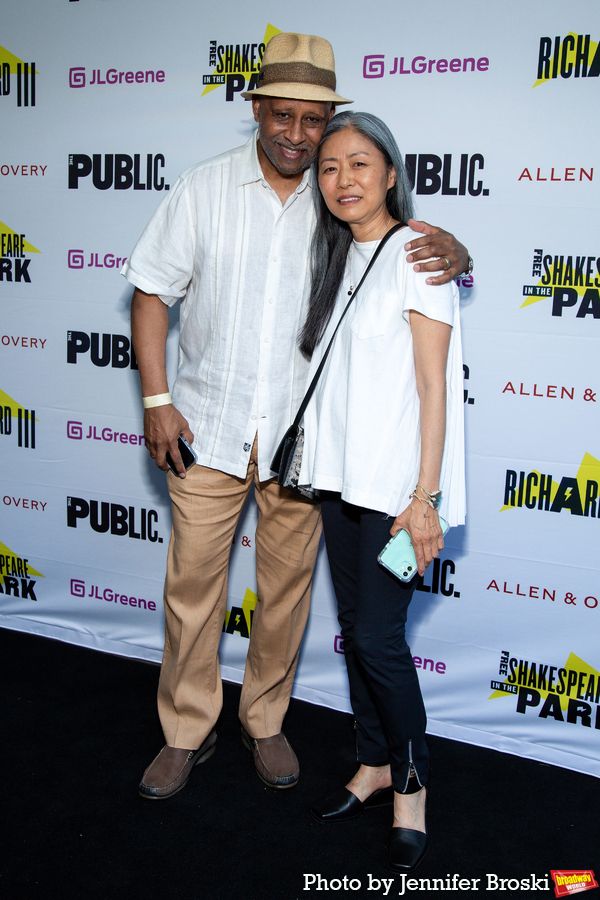 Ruben Santiago-Hudson, Myung Hee Cho Photo