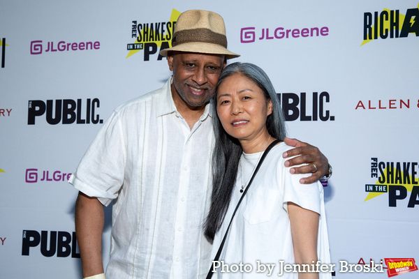 Ruben Santiago-Hudson, Myung Hee Cho Photo