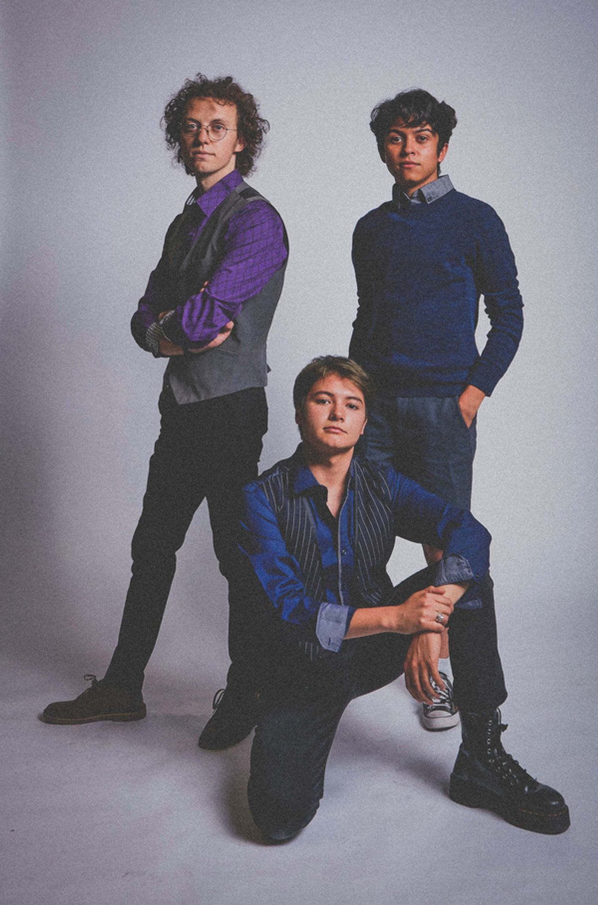 Austyn Myers (Yitskhok Rudashevski), Kai Justice Rosales (Moshe Flinker) & Giovanny Diaz De Leon (Dawid Rubinowicz) at 