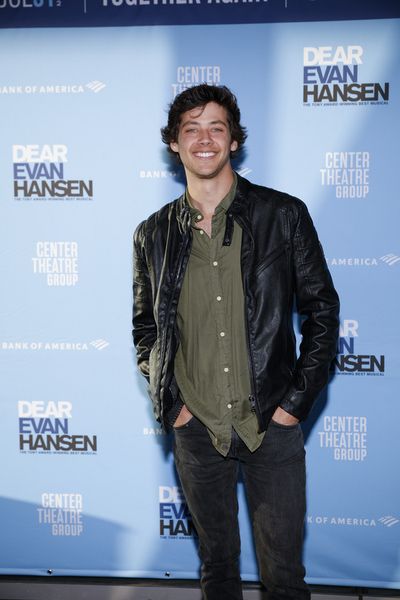Actor Matt Cornett arrives for the opening night performance  (Photo by Reza Allah-Ba Photo