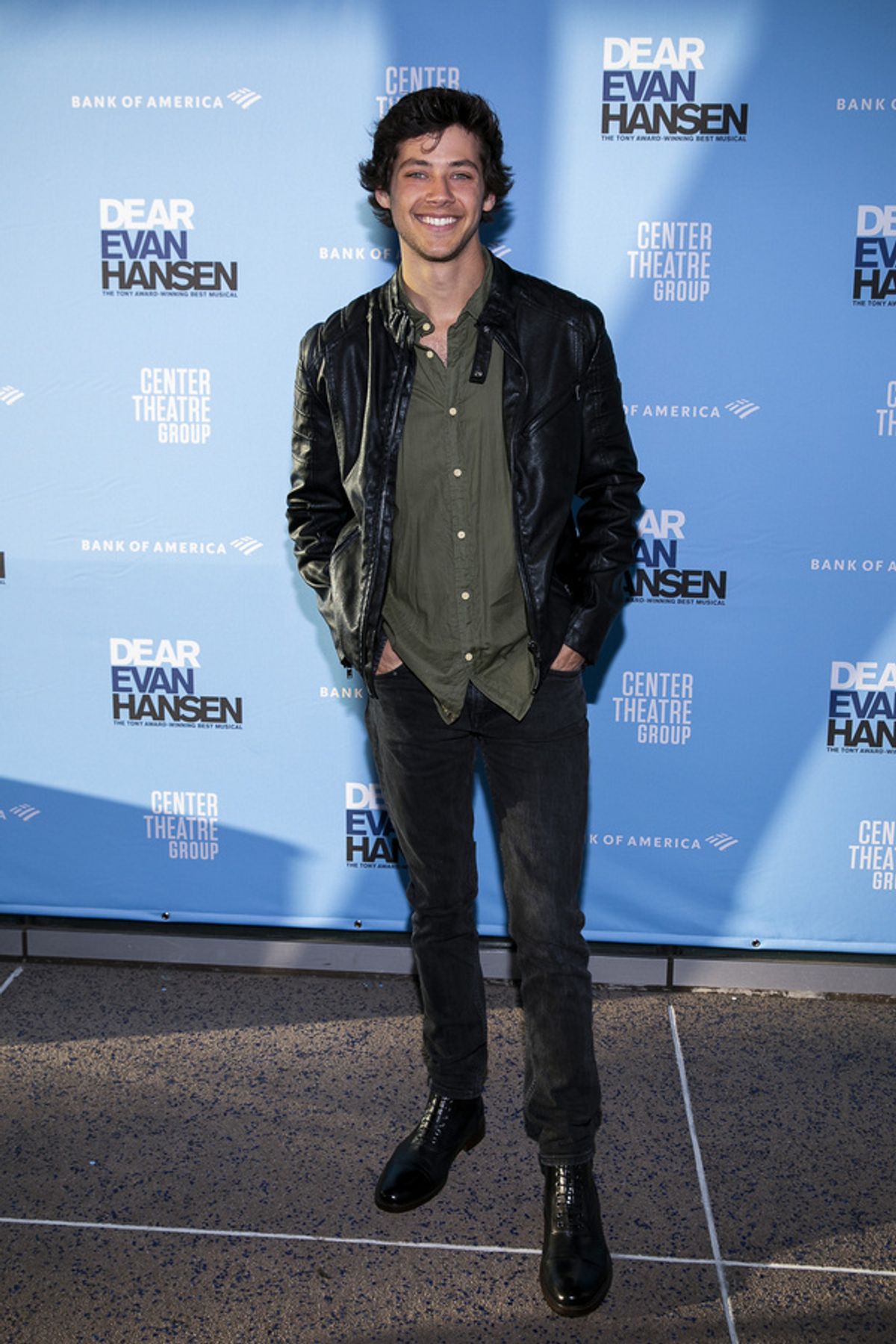 Actor Matt Cornett arrives for the opening night performance (Photo by Reza Allah-Bakhshi/Capture Imaging) at Photos: First Look At The Opening Night Performance Of DEAR EVAN HANSEN At Center Theatre Group/Ahmanson Theatre