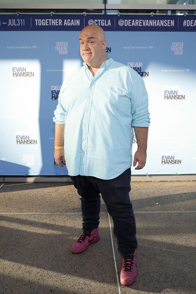 Actor/Comedian Guy Branum arrives for the opening night performance (Photo by Reza Al Photo