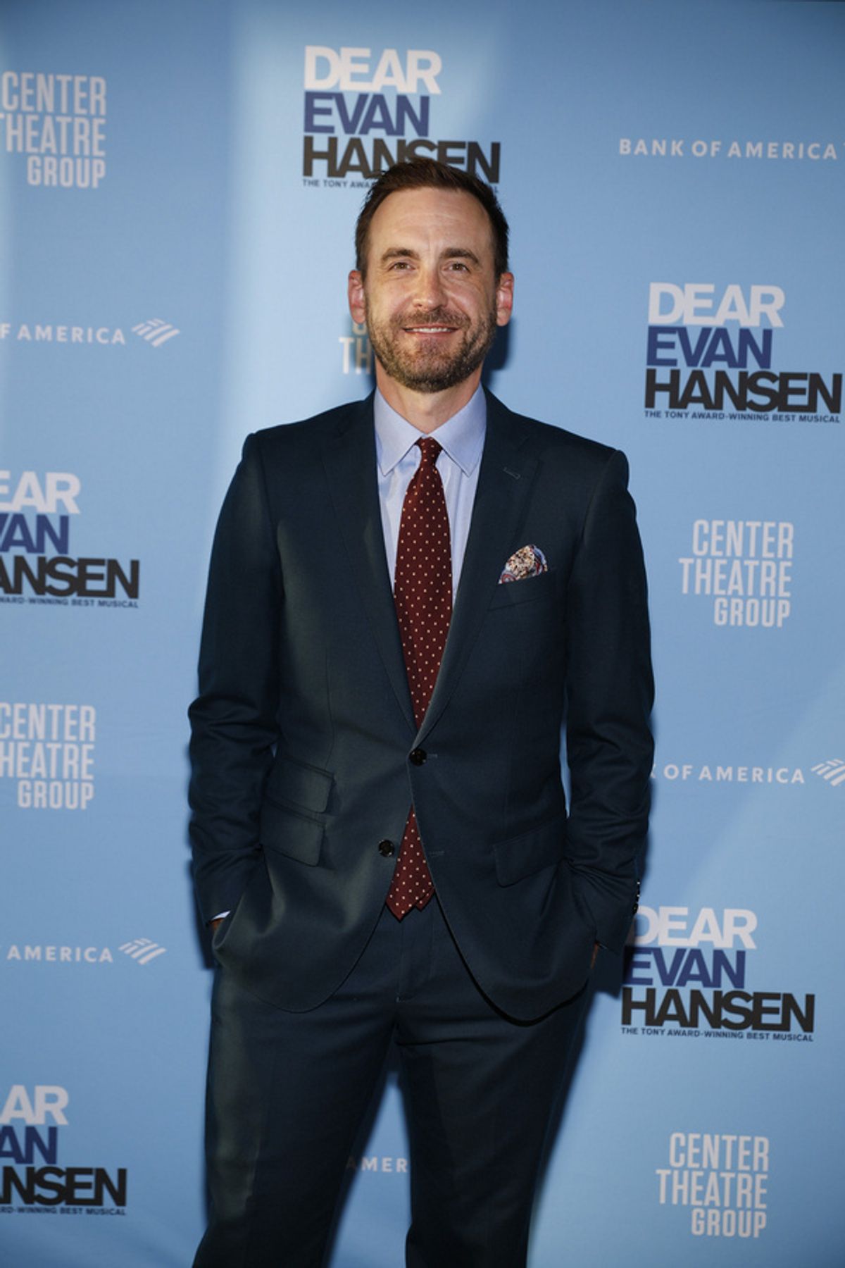 Jeopardy contestant Brad Rutter arrives for the opening night performance (PhotoReza Allah-Bakhshi/Capture Imaging) at Photos: First Look At The Opening Night Performance Of DEAR EVAN HANSEN At Center Theatre Group/Ahmanson Theatre
