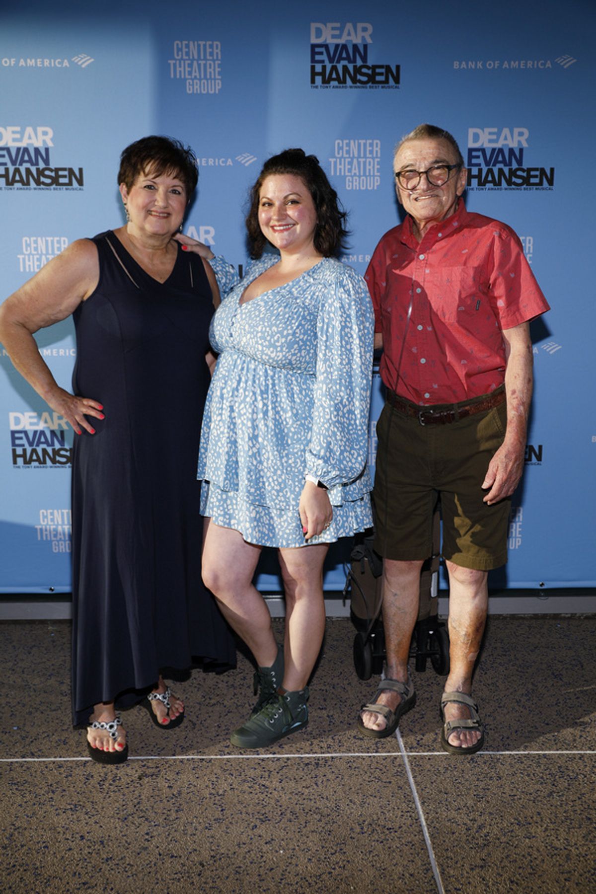 From left, Sarafina Norman, Vanessa Norman, and Bob Norman, the family of Anthony Norman who plays the title role at 
