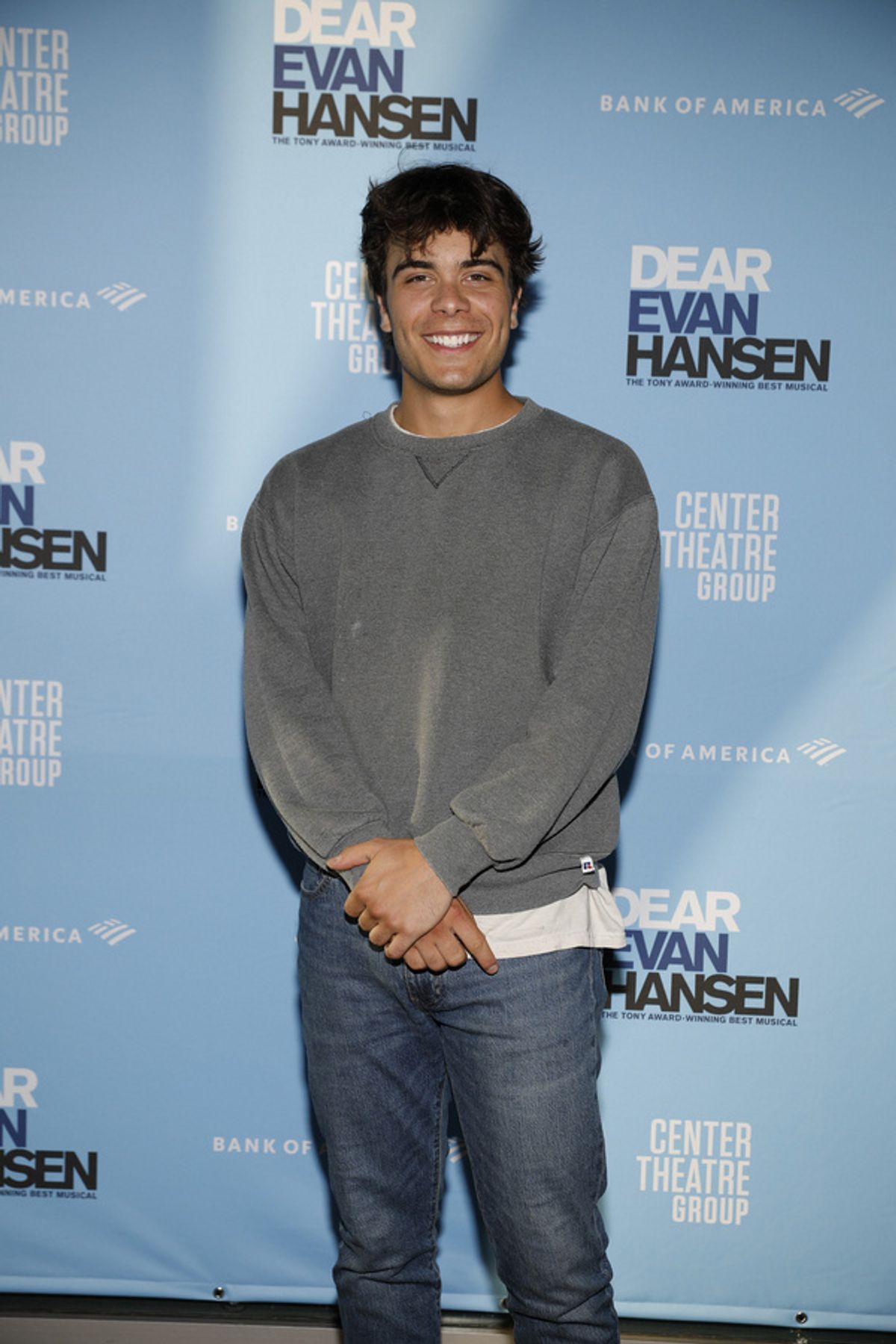 Actor Pearce Joza arrives for the opening night performance (Photo by Reza Allah-Bakhshi/Capture Imaging) at Photos: First Look At The Opening Night Performance Of DEAR EVAN HANSEN At Center Theatre Group/Ahmanson Theatre