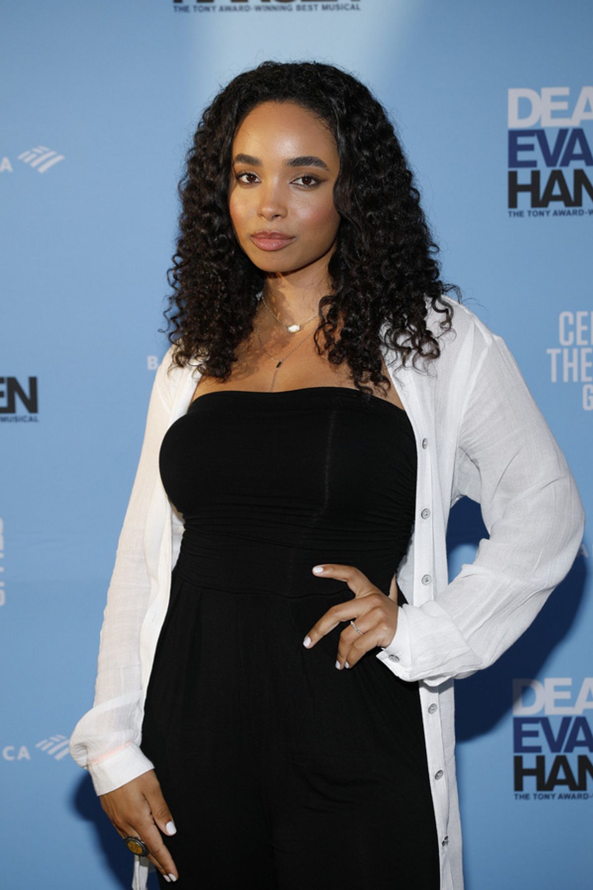 Actor Madison Shamoun arrives for the opening night performance (Photo by Reza Allah-Bakhshi/Capture Imaging) at Photos: First Look At The Opening Night Performance Of DEAR EVAN HANSEN At Center Theatre Group/Ahmanson Theatre