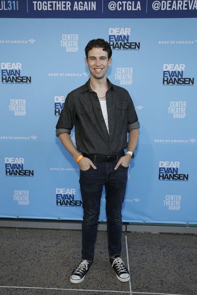Actor Jack Cleary arrives for the opening night performance (Photo by Reza Allah-Bakh Photo