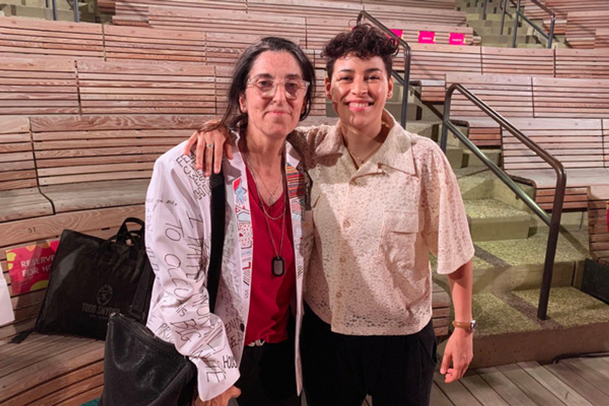 Tina Landau and Denice Frohman  at 