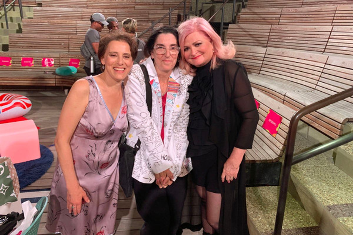 Judy Kuhn, Tina Landau and Faith Prince  at 