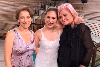 Judy Kuhn, Indra Palomo and Faith Prince  Photo