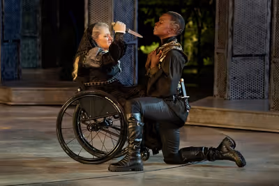 Ali Stroker and Danai Gurira Photo