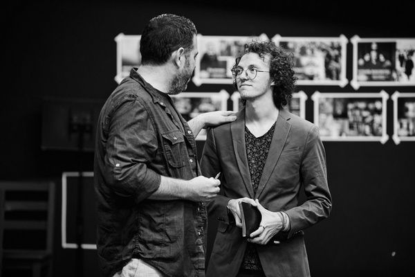 Director J. Scott Lapp & Austyn Myers (Yitskhok Rudashevski) Photo