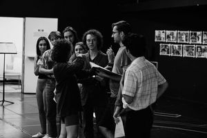 Natalie Iscovich (Choreographer) with the Company of Witnesses Photo